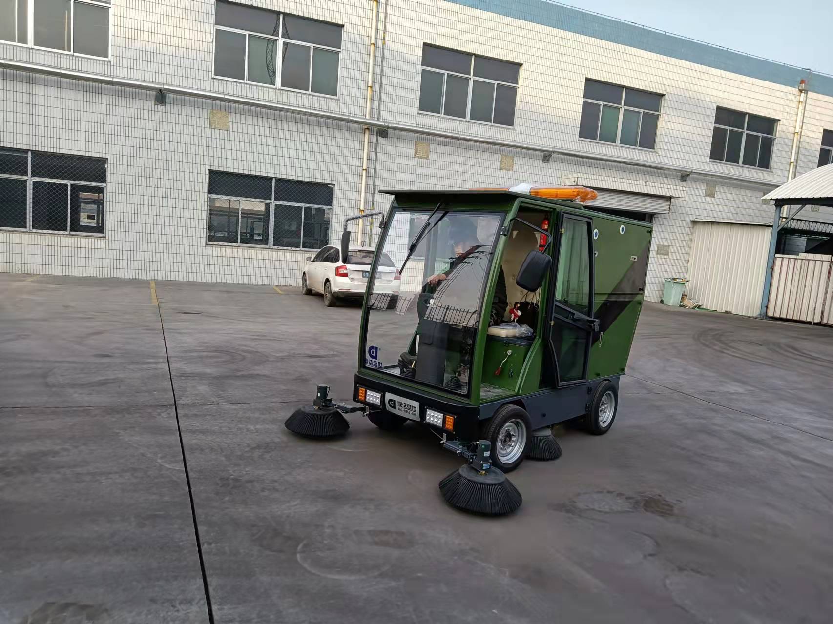 Industrial sweepers are used more and more frequently