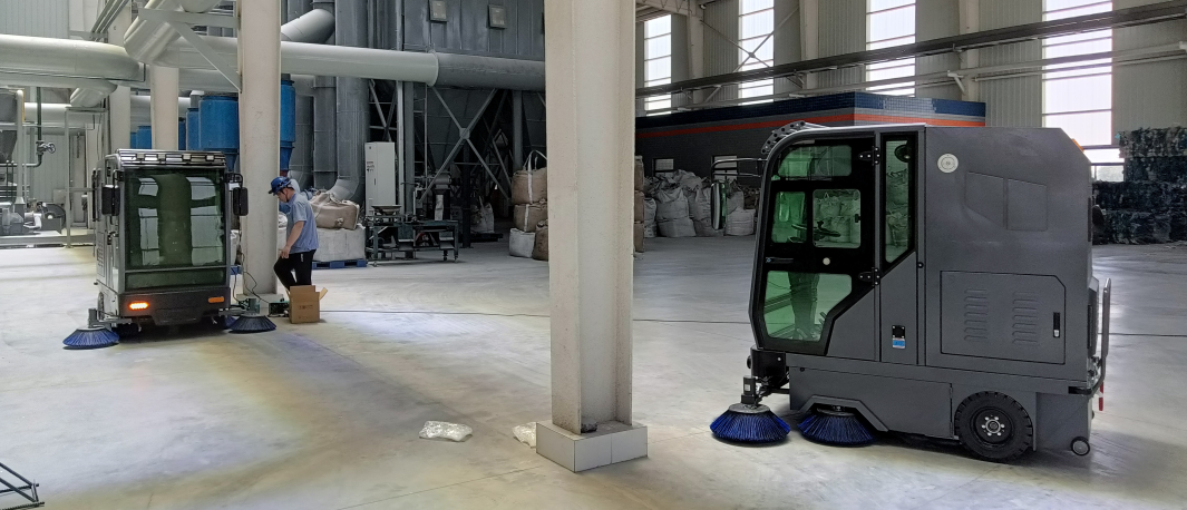 The factory really needs a sweeper!