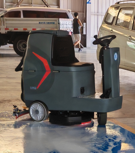 What is the difference between industrial floor scrubbers and industrial sweepers?