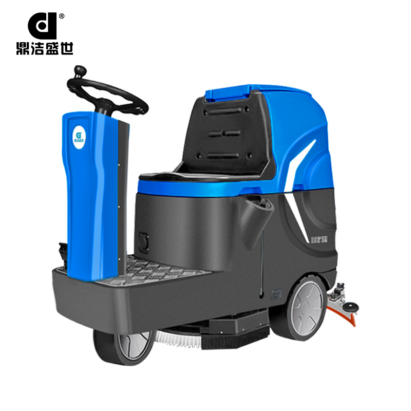 VDingjie Shengshi floor scrubber on site test and measurement